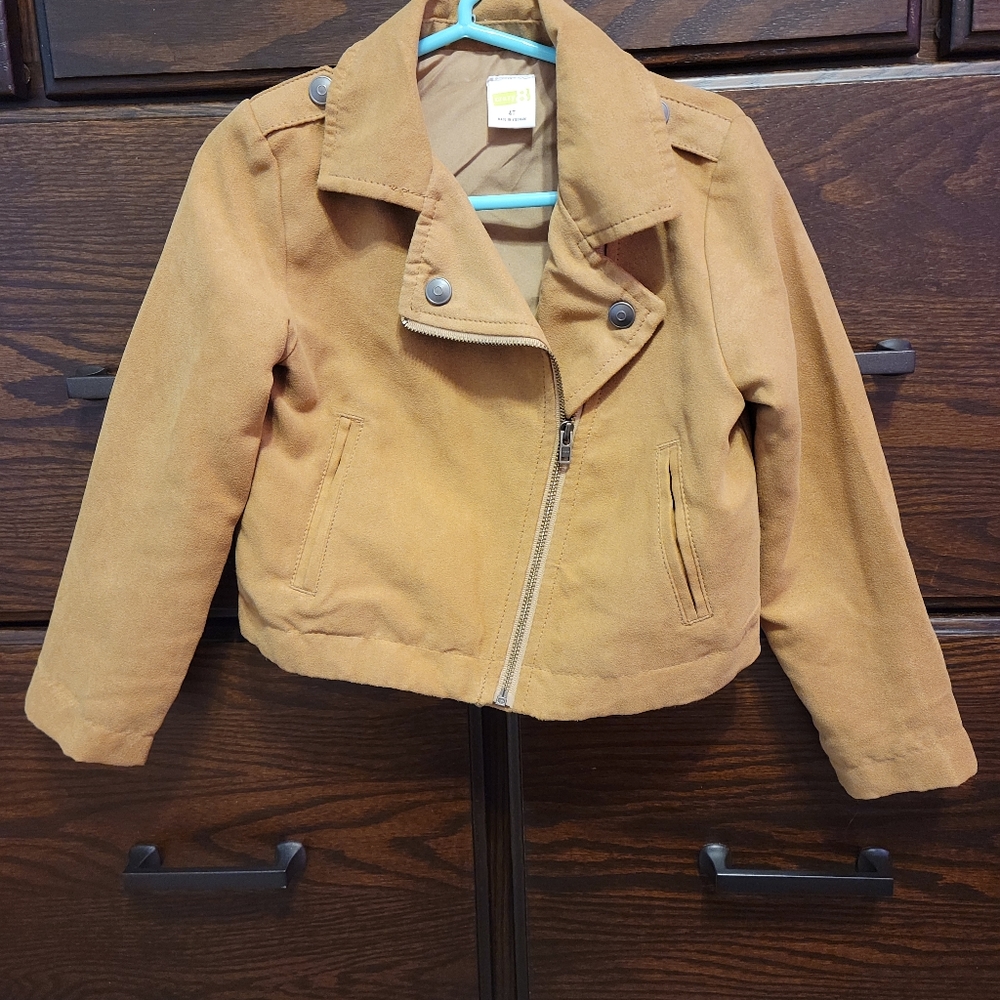 Faux suede jacket